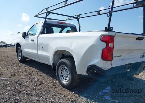 2022 Chevrolet Silverado 1500 2Wd Regular Cab Long Bed Wt z USA, uszkodzony, nr VIN 3GCNAAED1NG683348